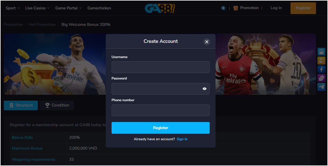 GA88 Vietnam Register
